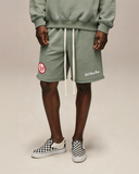 Sixth Bloom House Heavyweight Shorts Green Front