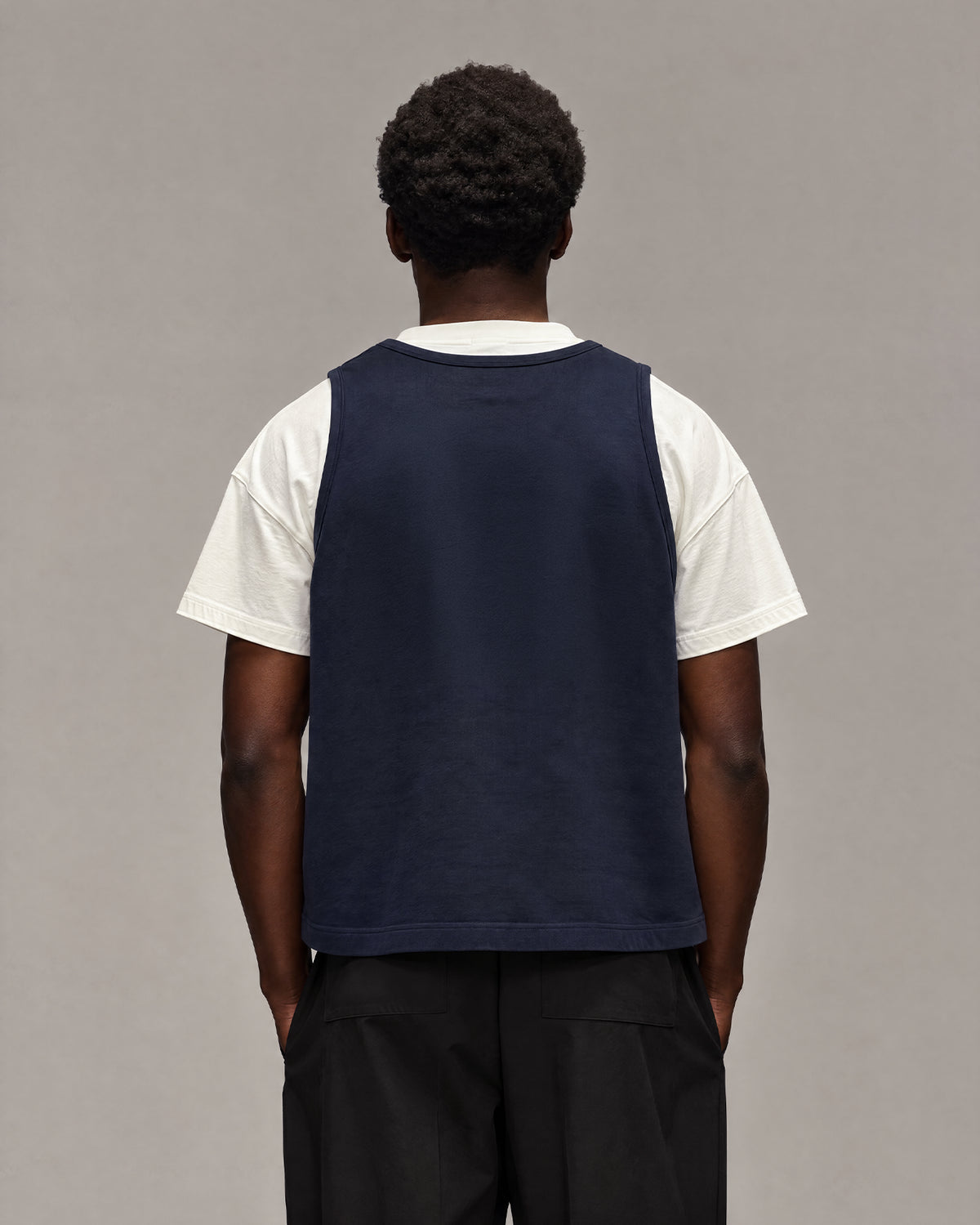 Sixth Bloom House Layered Tanktop Tee Navy – photo 3