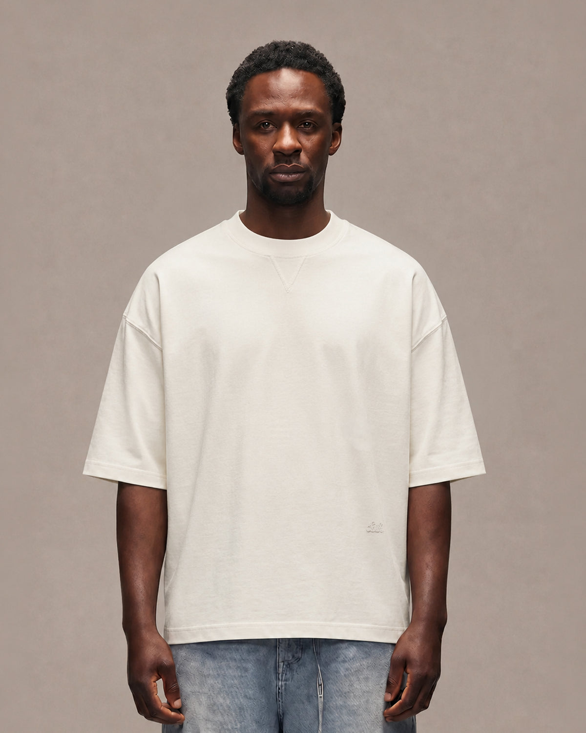Sixth Bloom House Blank Boxy T-Shirt White – photo 1