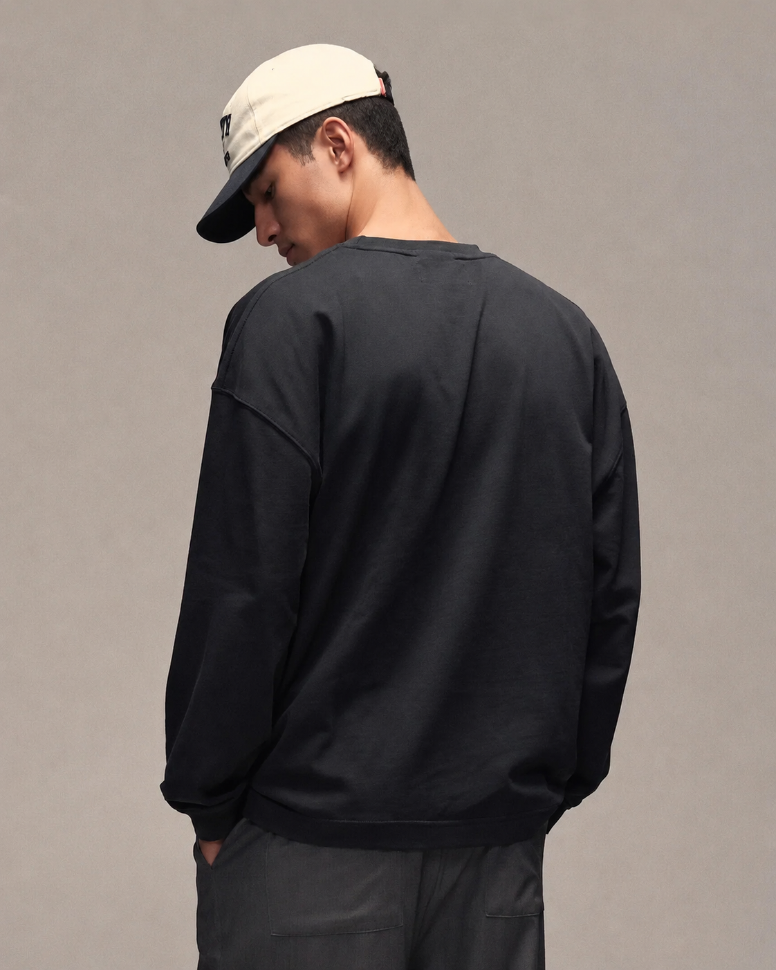 Sixth Bloom House Logo Blank Longsleeve Navy – photo 2