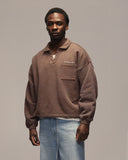 Sixth Bloom House Polo Sweat Brown