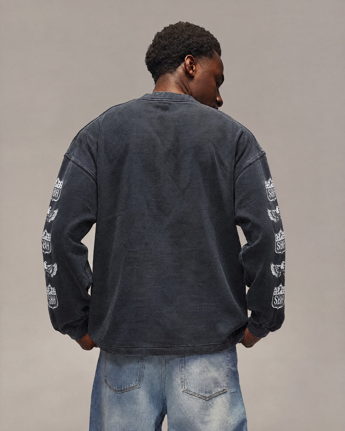 Sixth Bloom House Eagle Chest Longsleeve Black – photo 3