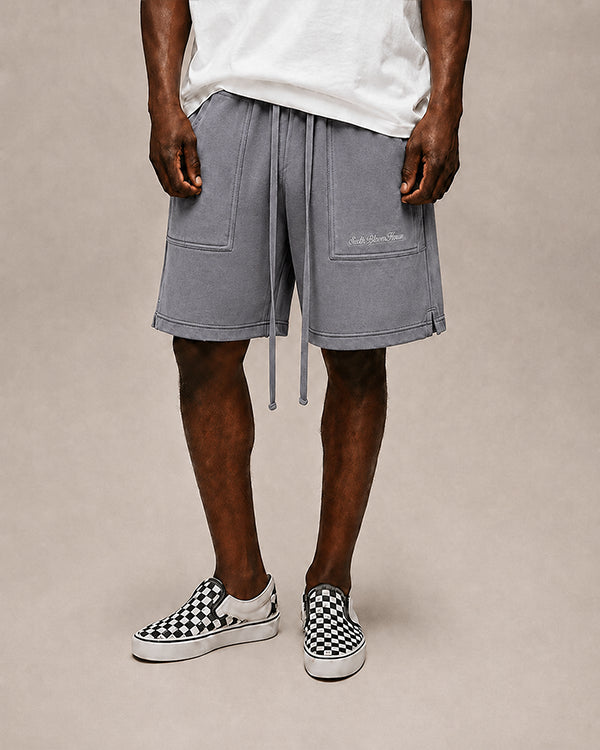 Sixth Bloom House Fatigue Short Grey – front view
