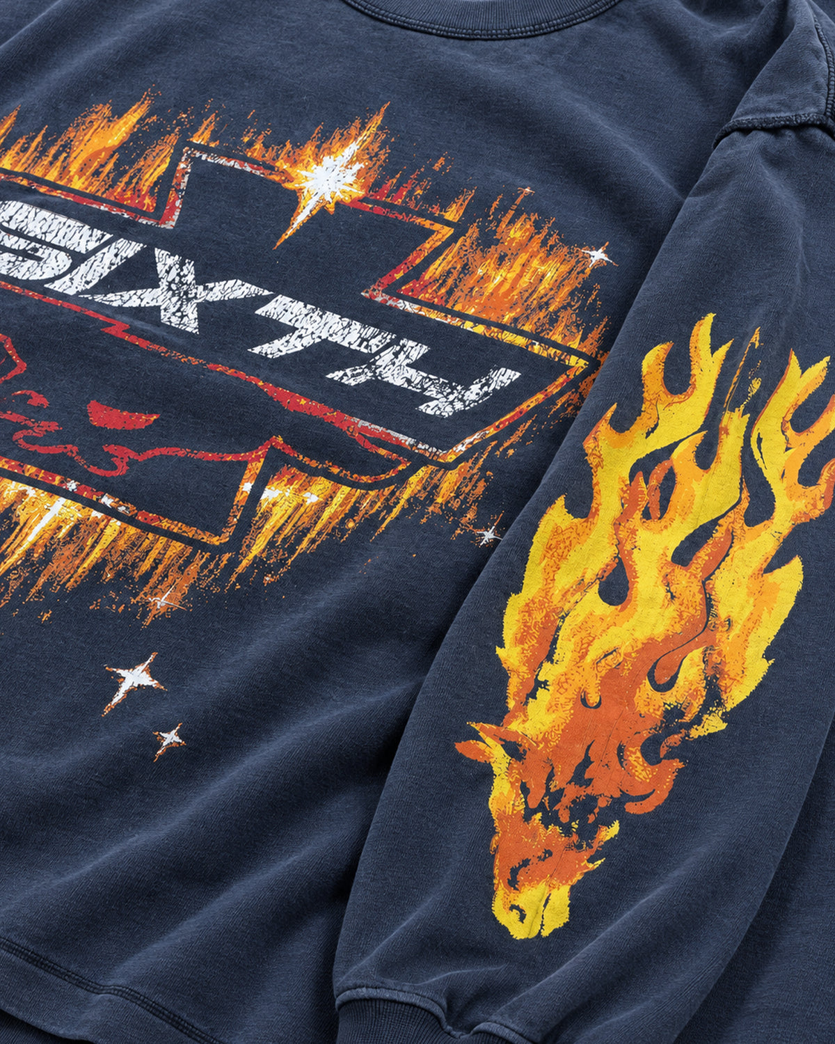 Sixth Bloom House Flame Cross Longsleeve Black – photo 4