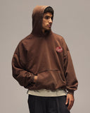 Sixth Bloom House Badge Hoodie Brown