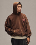Sixth Bloom House Badge Hoodie Brown