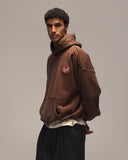 Sixth Bloom House Badge Hoodie Brown