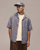 Sixth Bloom House Dark Blue Check Short Sleeve Shirt
