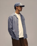 Sixth Bloom House Dark Blue Check Shirt
