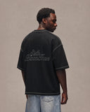 Sixth Bloom House Contrast Stitch T-Shirt Black