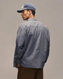 Sixth Bloom House Dark Blue Check Shirt