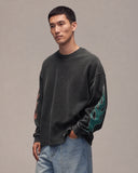 Sixth Bloom House Flame Waffle Longsleeve