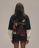 Sixth Bloom House Horse Layered Longsleeve Black