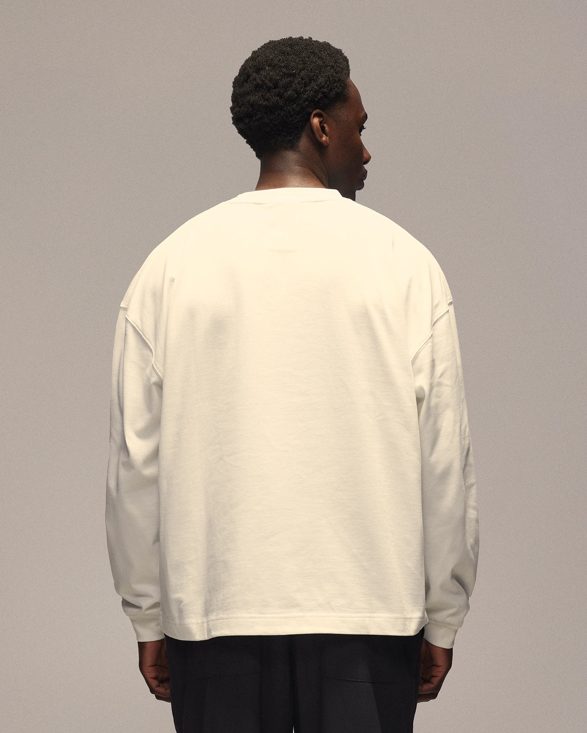 Sixth Bloom House Logo Blank Longsleeve White, back view