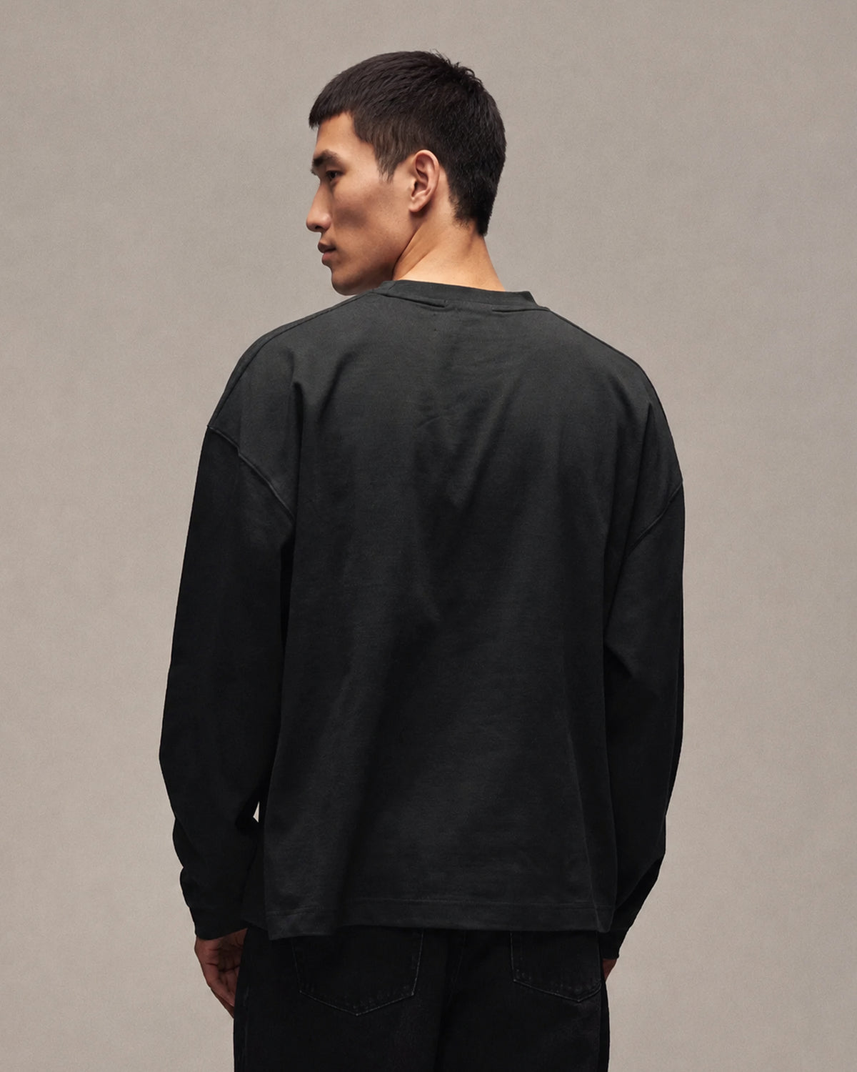 Sixth Bloom House Logo Blank Longsleeve Black – back view