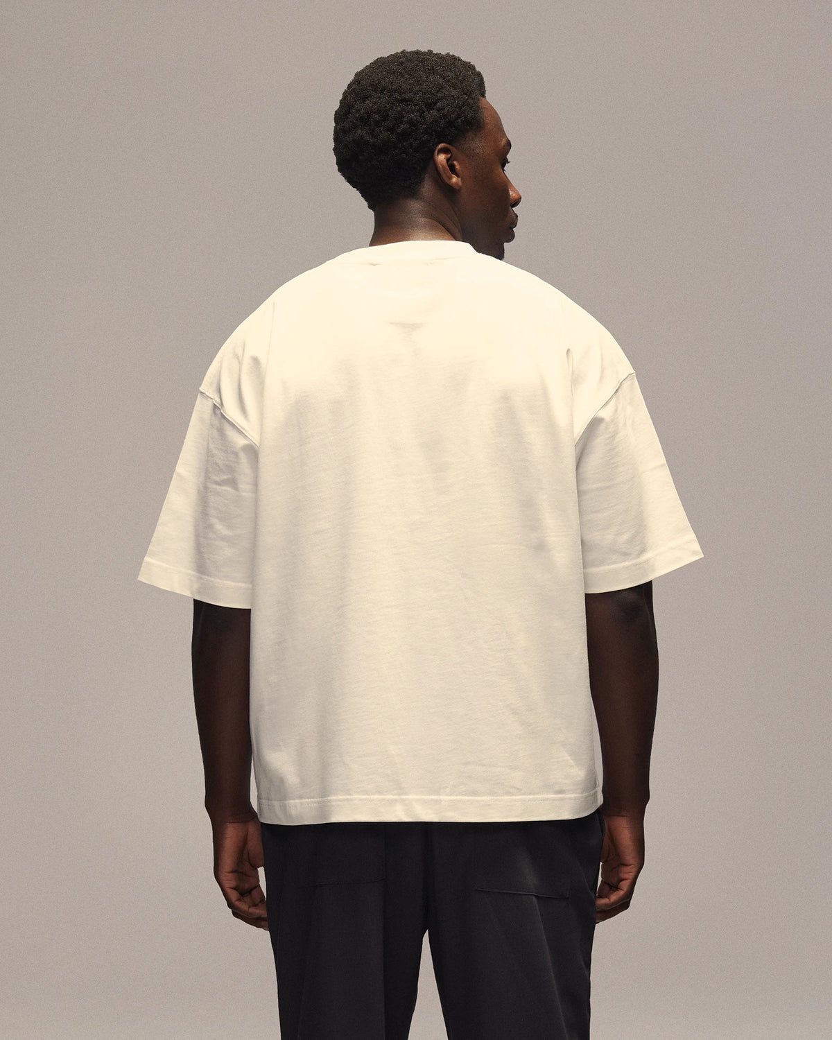 Sixth Bloom House Logo Blank T-Shirt White, back view