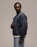 Sixth Bloom House Logo Crewneck Navy