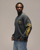 Sixth Bloom House Pocket Waffle Longsleeve Black