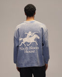 Sixth Bloom House Pocket Waffle Longsleeve Blue