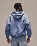 Sixth Bloom House Sixth Zip Through Hoodie Blue