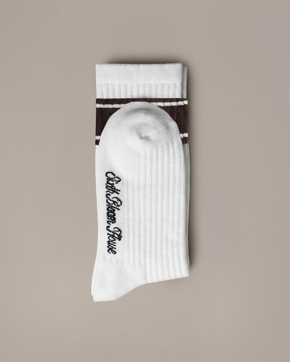Sixth Bloom House Socks Brown – back view