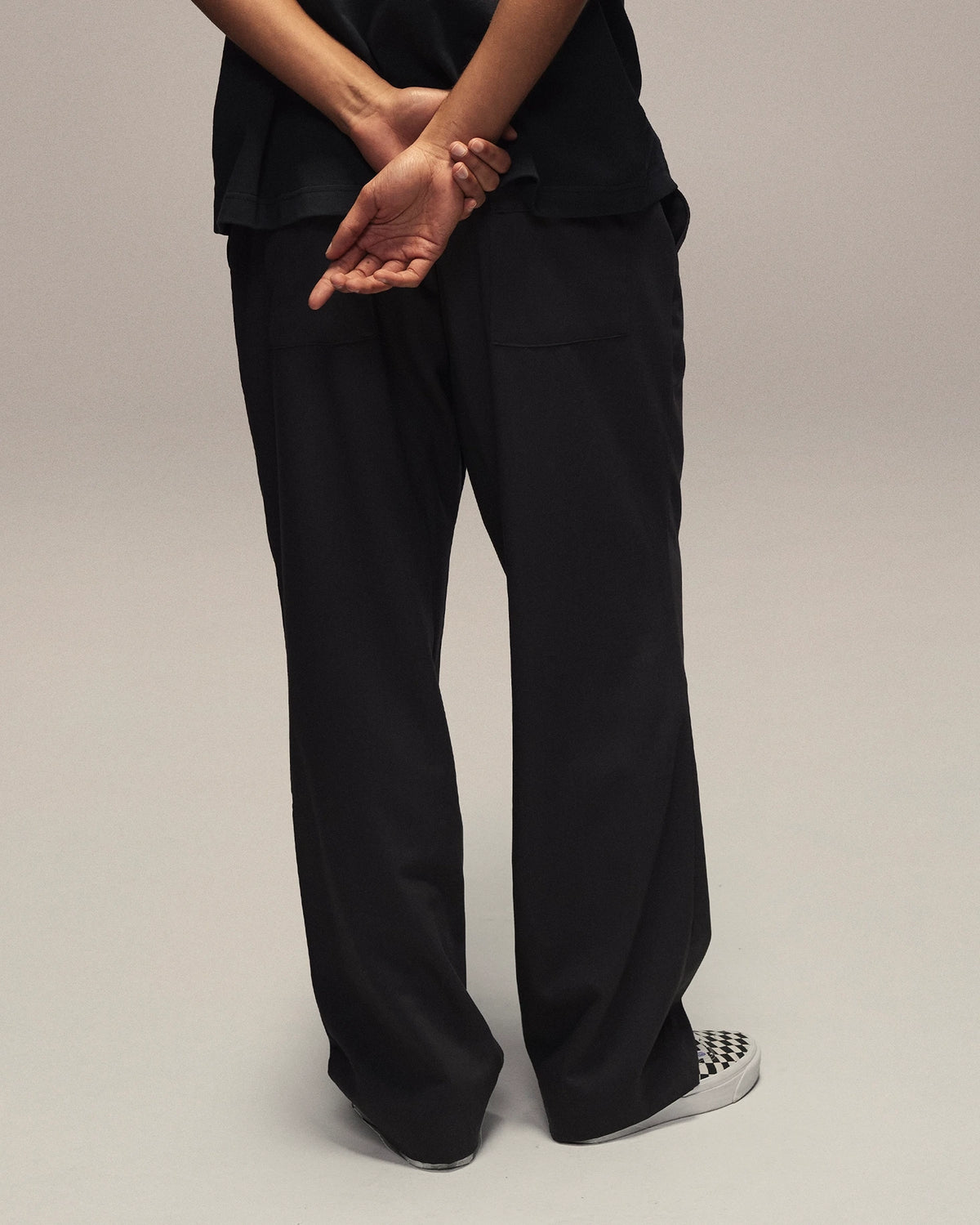 Sixth Bloom House Trouser Pleated Black – back view
