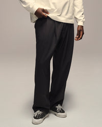 Trouser Pleated Navy