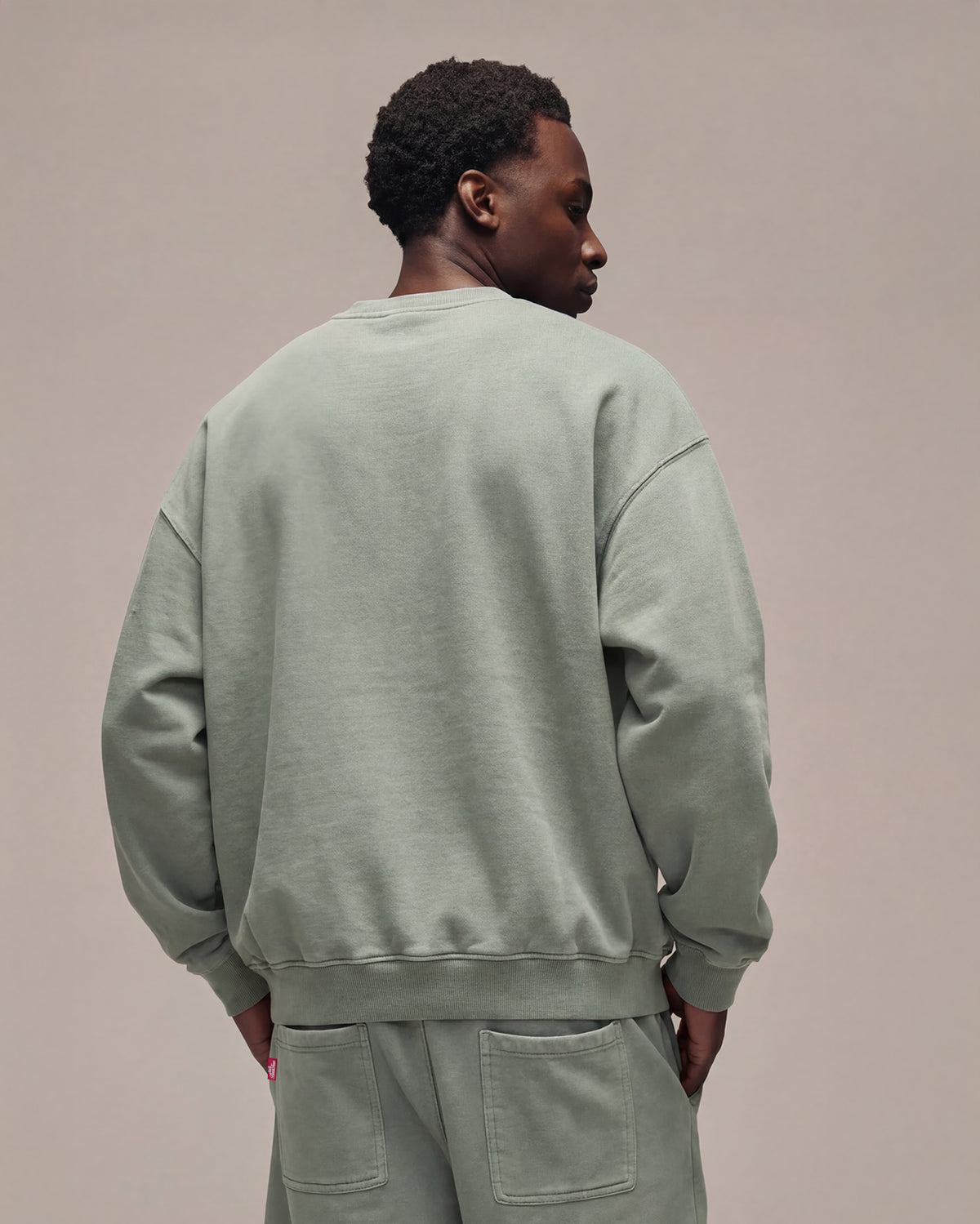Sixth Bloom House Badge Sweater Green Back