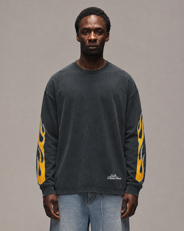 Sixth Bloom House Tuna Longsleeve Black – front view