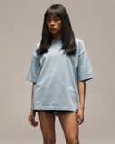 Sixth Bloom House Outline Logo Tee Blue