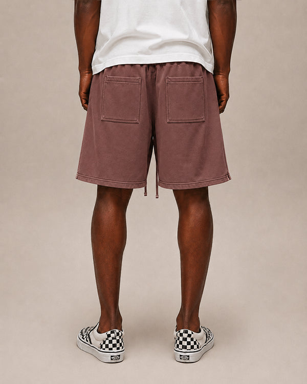Sixth Bloom House Fatigue Short Brown – back view