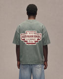 Cross Logo T-Shirt Green back