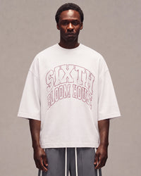 College Outline T-Shirt White