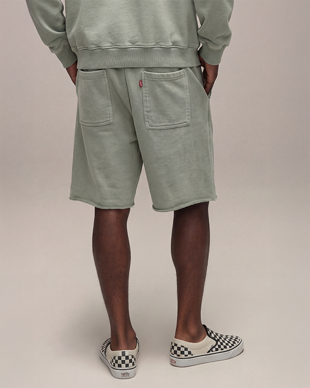Sixth Bloom House Heavyweight Shorts Green Back