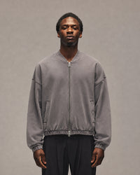 Blank Sweat Bomber Grey