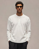 Sixth Bloom House Ribbed Henley White