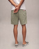Sixth Bloom House Cotton Twill Belt Shorts Green
