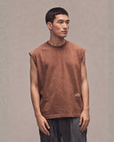 Sixth Bloom House Logo Seasonal T-Shirt Sleeveless Brown