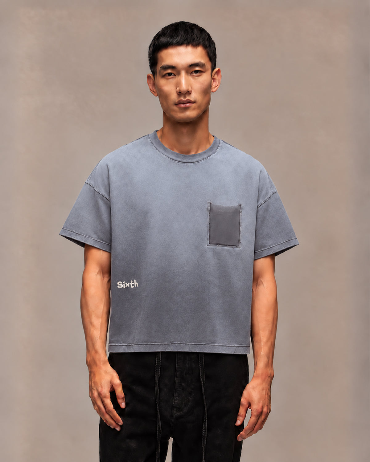 Sixth Bloom House Spray Pocket Tee Grey – photo 3