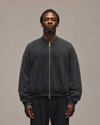 Blank Sweat Bomber Black