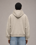 Sixth Bloom House Outline Logo Zip Hoodie Green