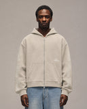 Sixth Bloom House Outline Logo Zip Hoodie Green
